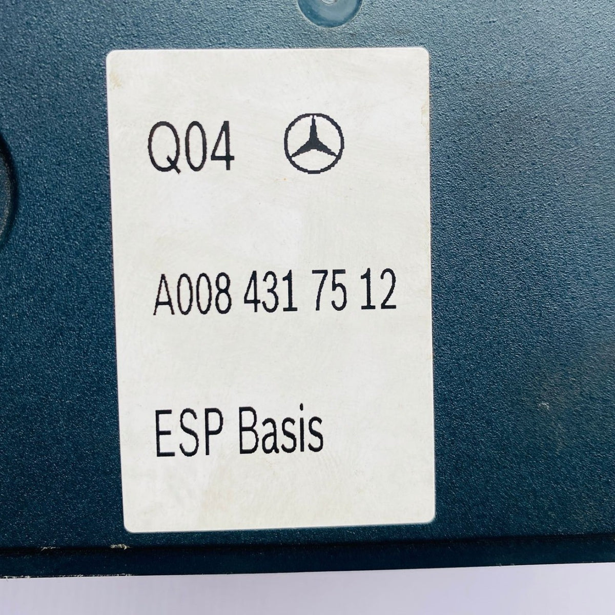 A0084317512 PUMP ESP BASIS CONTROL MODULE MERCEDES-BENZ - Used Auto Part