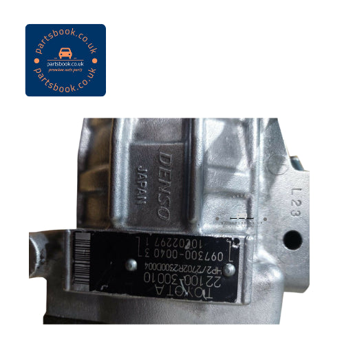 REFURBISHED 1KD-FTV FUEL INJECTION PUMP 22100-30010 TOYOTA LAND CRUISER