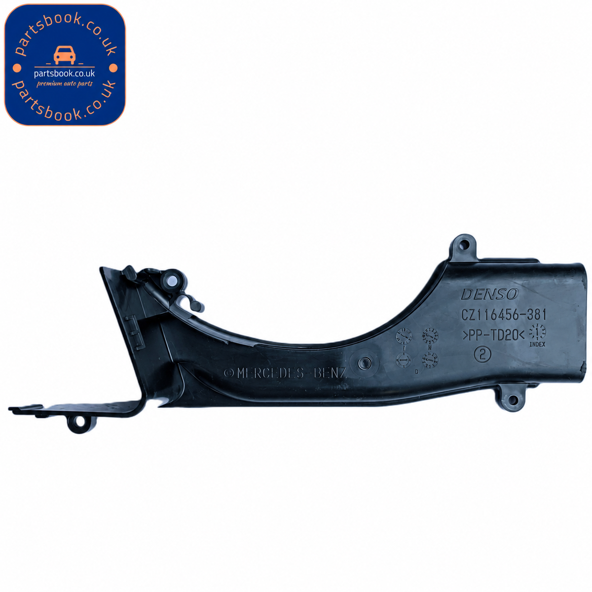 CZ116456-381 HVAC HEATER CORE AC AIR VENT TUBE DUCT COVER MERCEDES-BENZ