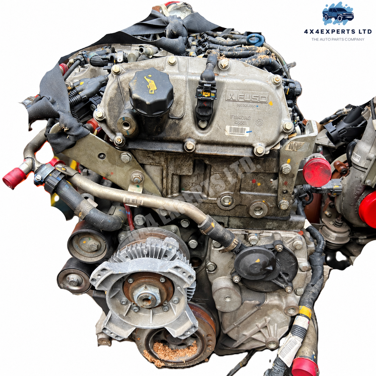 4P10 DIESEL ENGINE DOHC 3.0L MITSUBISHI FUSO CANTER FE FEC