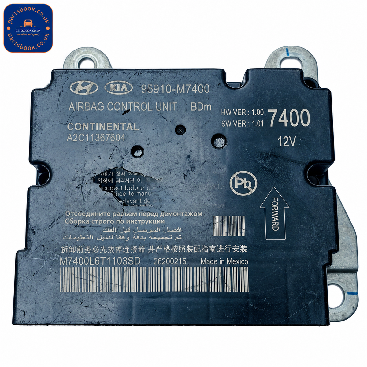 95910-M7400 AIRBAG-STEUERGERÄT-MODUL 1,6L – GAMMA, 2,0L – NU HUNDAI KIA