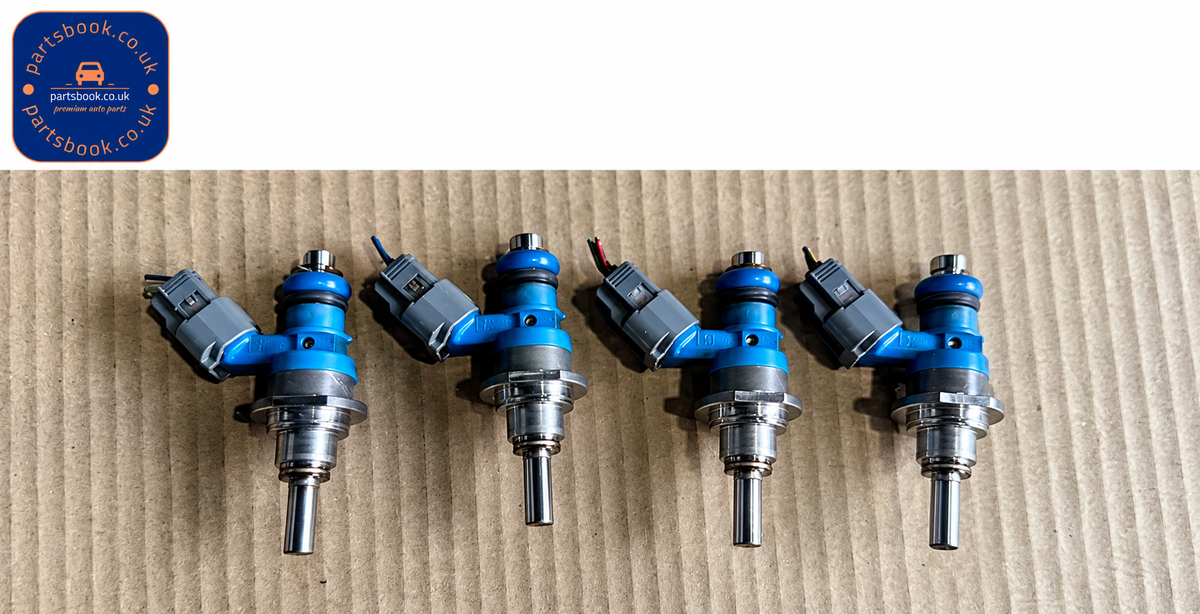 FUEL INJECTOR SET MAZDA L3VDT L3K9 MAZDA6 TURBO & CX-7 WITH CONNECTORS 05-13 X4