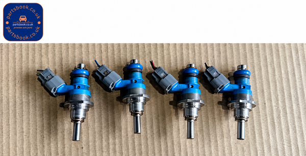 FUEL INJECTOR SET MAZDA L3VDT L3K9 MAZDA6 TURBO & CX-7 WITH CONNECTORS 05-13 X4