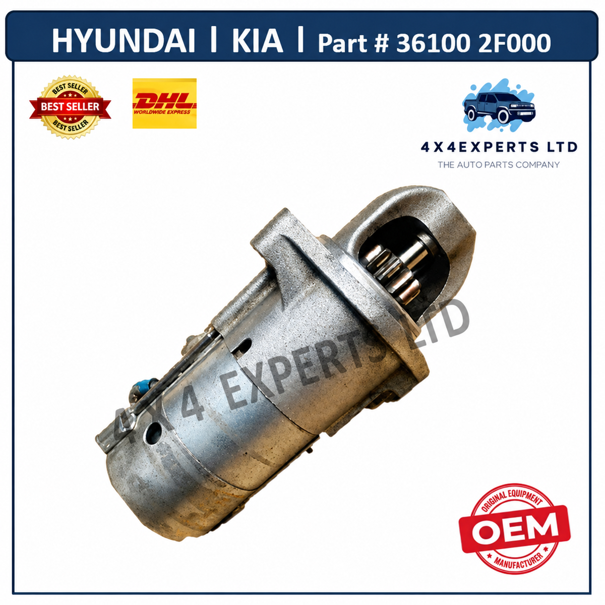 Starter For Hyundai Grand Santa F Ix35 Kia Carnival III 09-15 36100-2F000
