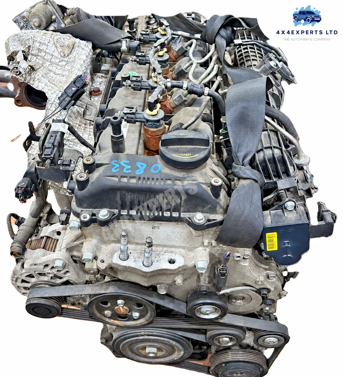 D4FD DIESEL ENGINE 1.7L CRDI KIA CEED - WITHOUT GEARBOX