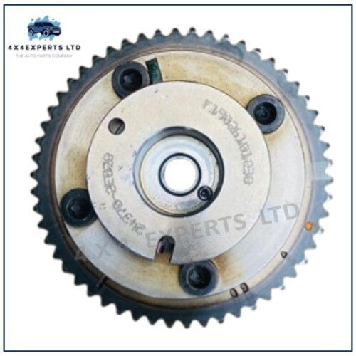24370-2E020 ENGINE TIMING CVVT CAMSHAFT SPROCKET - EXHAUST DOHC HYUNDAI KIA ELAN - Used Auto Part