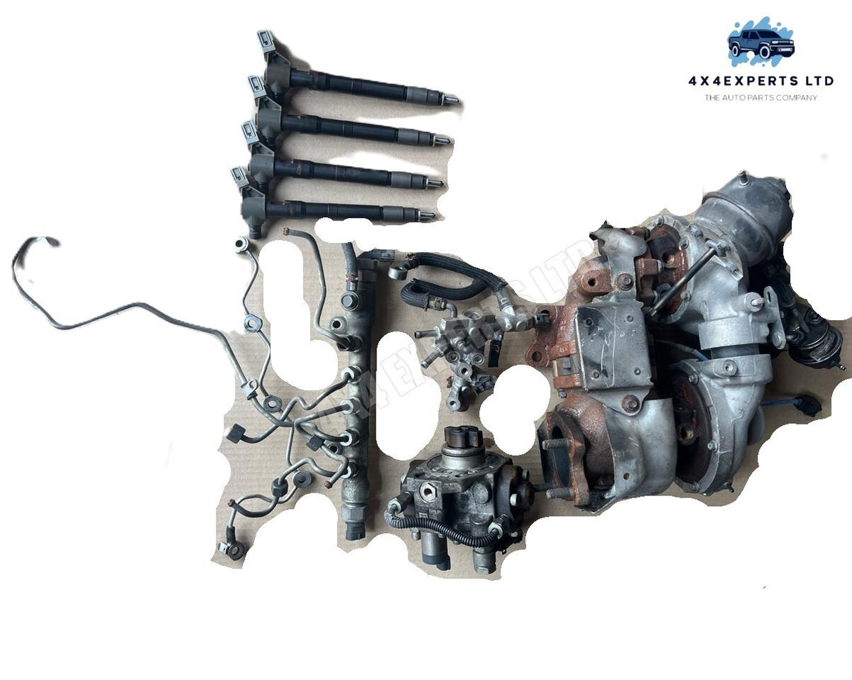 MAZDA SH-01 DIESEL FUEL SYSTEM & TURBO ASSEMBLY 2.5L - Used Auto Part