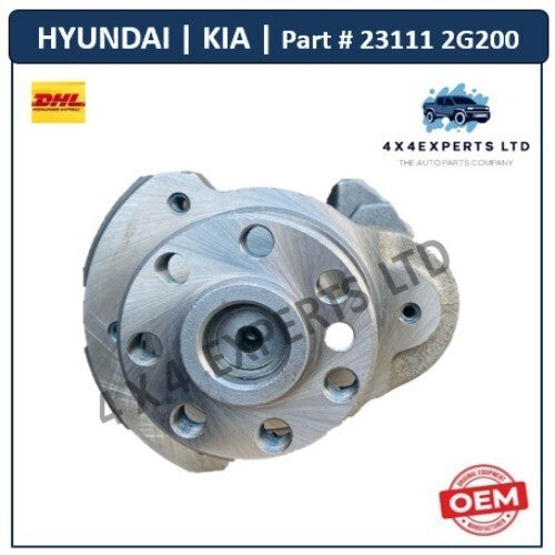23111-2G200 Engine Crankshaft Compatible with Hyundai Sonata Santa Fe Tucson Ki - Used Auto Part