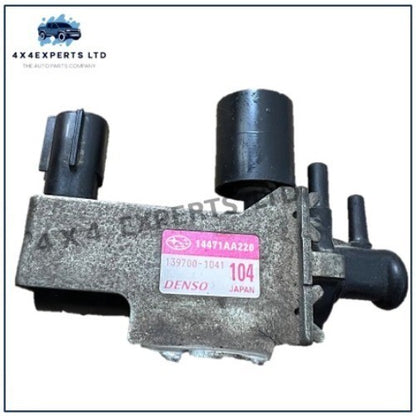 139700-1041 14471AA220 VACUUM SOLENOID VALVE FOR SUBARU IMPREZA FORESTER SH TURB - Used Auto Part
