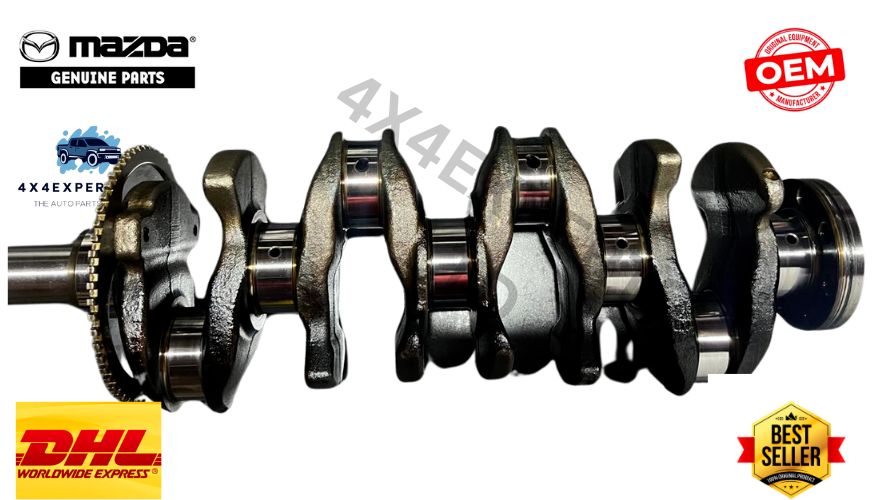 CRANK SHAFT MAZDA SH01 SHY1 MAZDA 3 6 CX-5 2.2 DIESEL SKYACTIVE SH01-11-300B - Used Auto Part