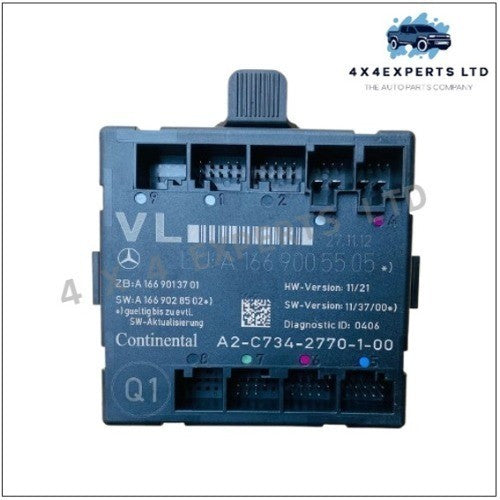 A1669005505 LEFT FRONT DOOR CONTROL MODULE W117, W246/242, W166, W176 MERCEDES - Used Auto Part