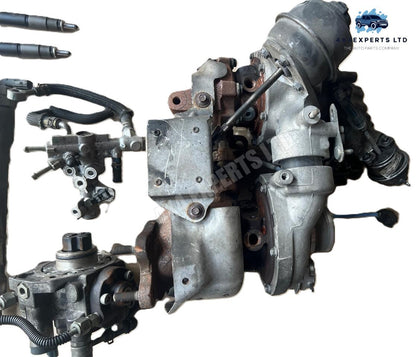 MAZDA SH-01 DIESEL FUEL SYSTEM & TURBO ASSEMBLY 2.5L - Used Auto Part