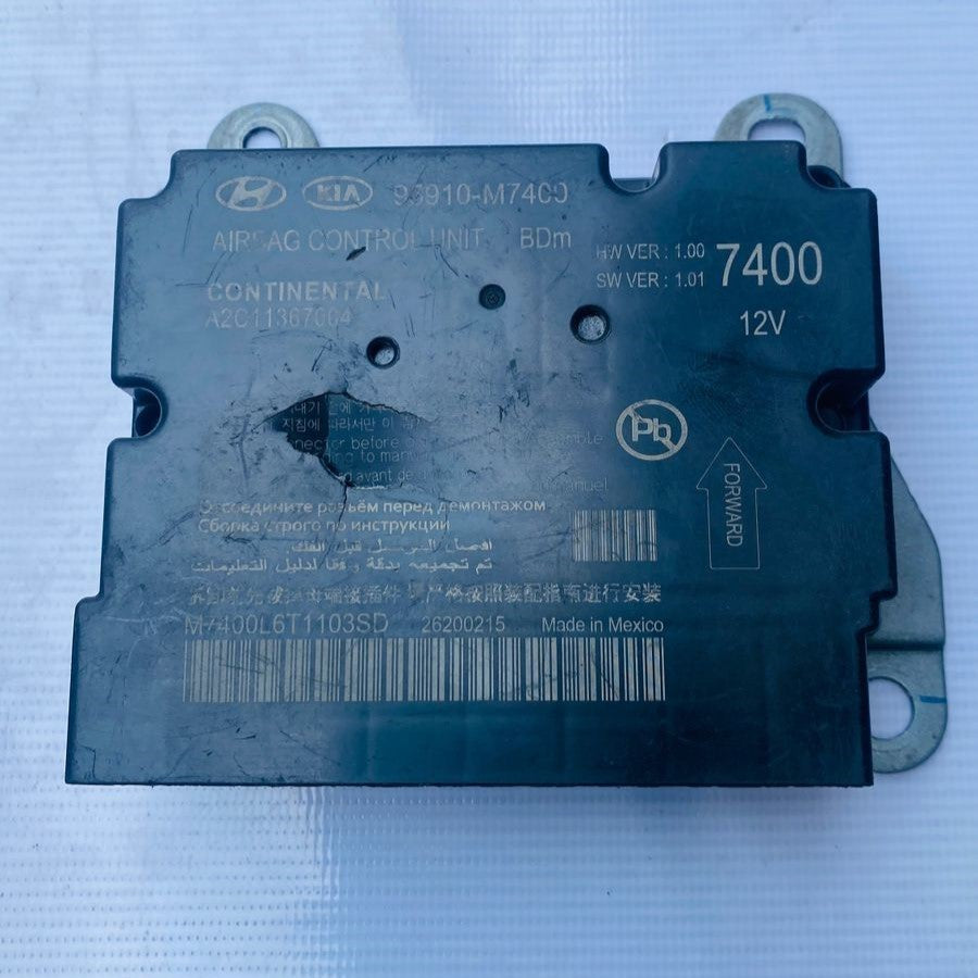 95910-M7400 AIRBAG CONTROL UNIT MODULE 1.6L - GAMMA, 2.0L - NU HUNDAI KIA - Used Auto Part