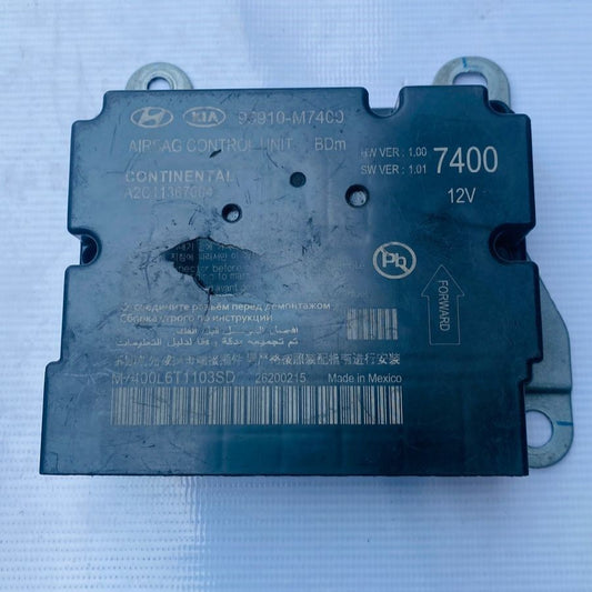 95910-M7400 AIRBAG CONTROL UNIT MODULE 1.6L - GAMMA, 2.0L - NU HUNDAI KIA - Used Auto Part
