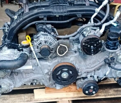 SUBARU FB20 ENGINE COMPLETE WITH ALL ENGINE ANCILLARIES 14K MILES ONLY 2018